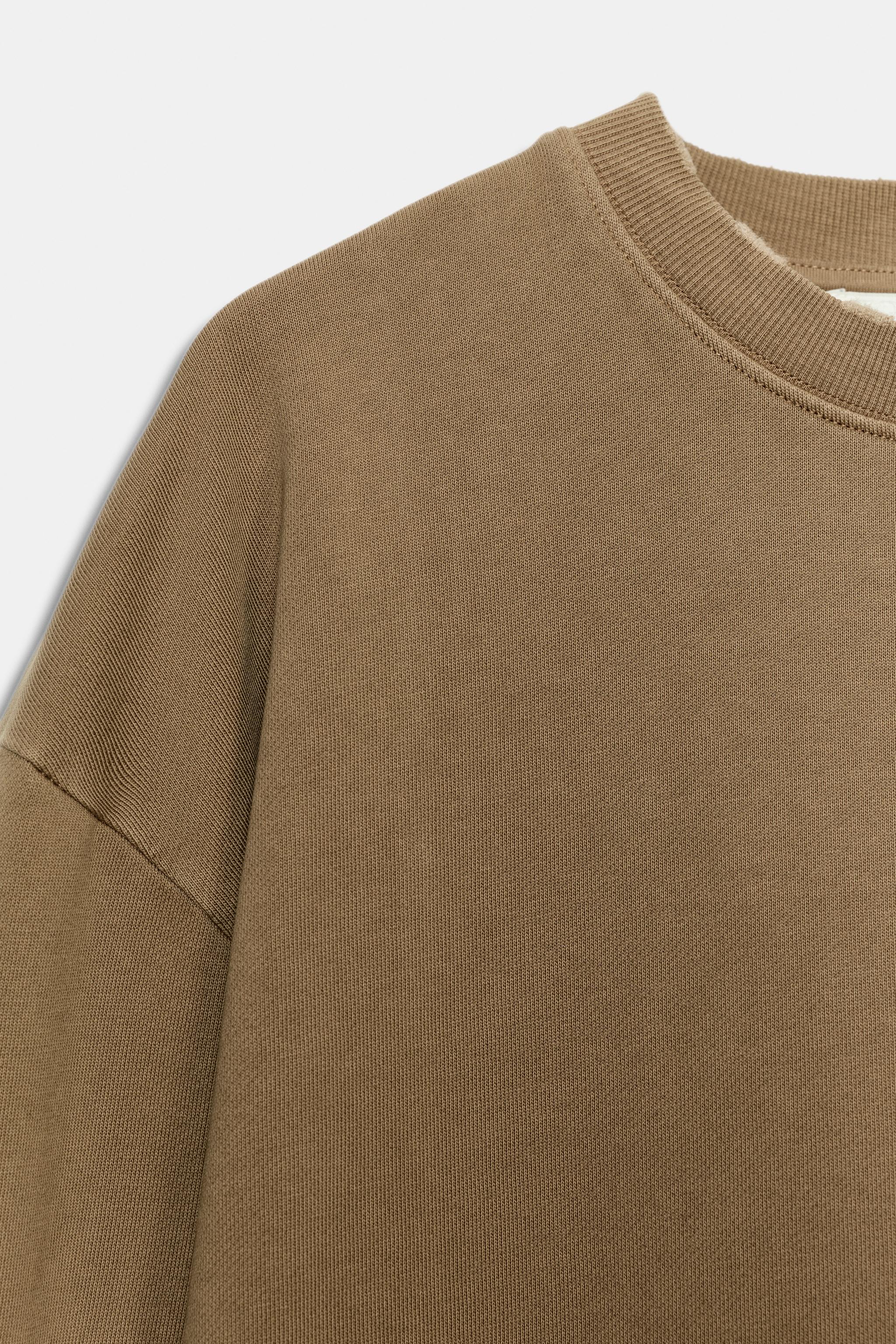 WASHED EFFECT SWEATSHIRT